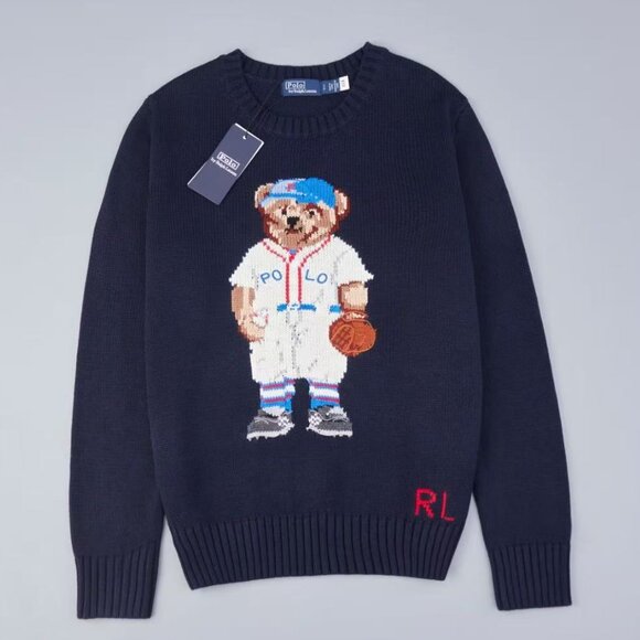 Polo Ralph Lauren Bear Sweater: Iconic Teddy Sportswear Design - Picture 1 of 6